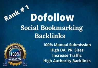 Build manually 100 social bookmarking submission backlinks