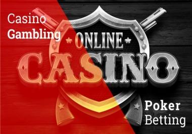 20,000+ Backlinks is enough for Casino Gambling Poker sports Betting Online Casino Sites