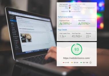 WordPress Site Speed Optimization for Best Performance on Gtmetrix and Google Page Speed