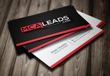 I will provide professional business card design services