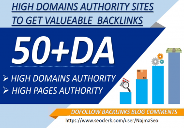 i will do 120 dofollow Blog comments on High DA Backlinks