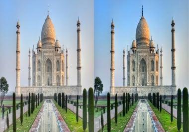 Quick photo retouching and color grading