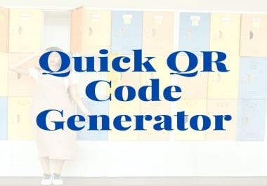 Quick QR Code Generator software