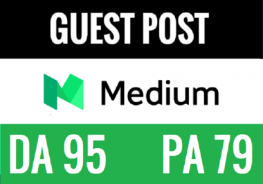 i Publish A Guest Post On Medium. Com DA 96