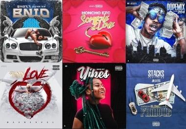 Design your single mixtape album cover art