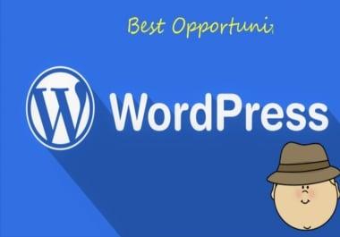 I will create you needed wordpress site.