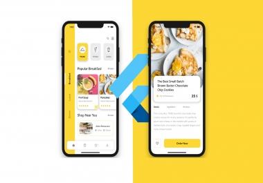 I will create beautiful android and IOS app using Flutter