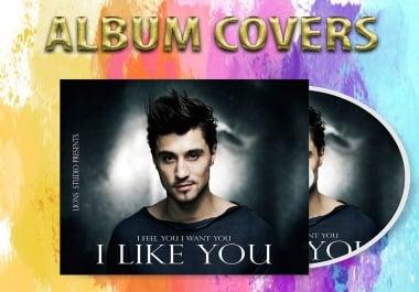 I will design your music album cover art