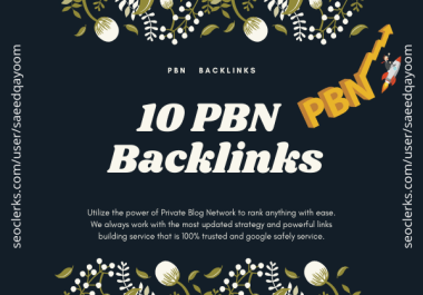 High Quality Permanent Contextual PBN Backlinks