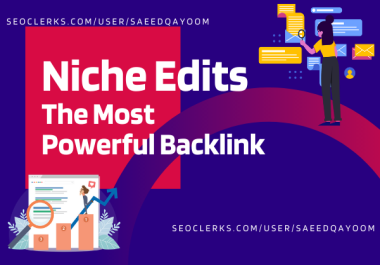 Powerful Niche Edits In Real Niche Relevant Posts