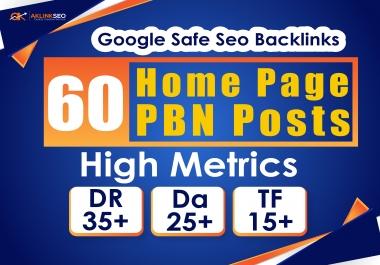 Build 10 High DA PA DR TF PBN Homepage Dofollow Backlinks Permanent Links