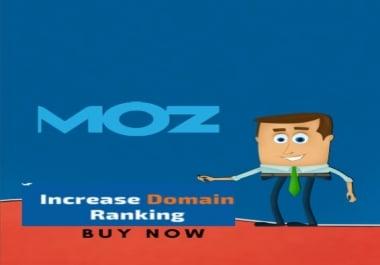 I will increase moz domain authority da 40plus in 30 days