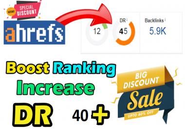 I will increase domain authority DA moz 40 plus