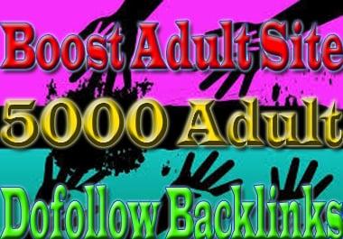 Boost Your Adult Site- Create 5,000 Adult HQ Dofollow Backlinks