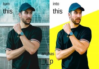 I will draw your amazing cartoon portrait