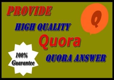 Promote your website by creating 12 HQ Quora Answer for targeting traffic