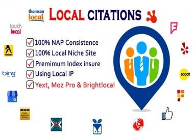 25 Local Citations or Top Business Listing For Local SEO