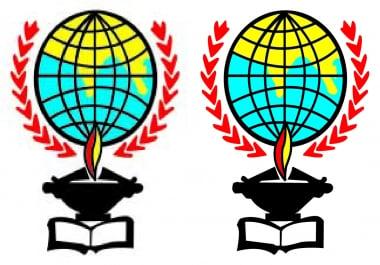 I will do vector tracing Or redraw manually