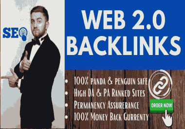 Manually 15 Dofollow DA 95 to 65 Web2.0 Backlinks / article submission for Google Rank