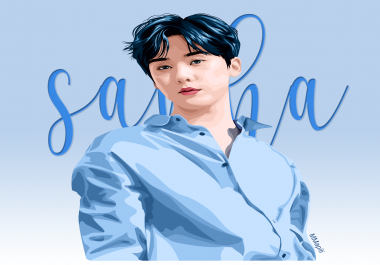 I'll create your vexel / cartoon / vector version