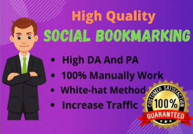 I Will Do 50 High Quality Social Bookmarking submissions Backlink/ linkbuilding