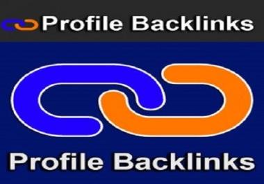 I will create 230 High Quality Profile backlinks with high DA and PA