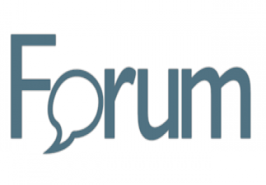 I will create high authority 30 forum posting backlinks