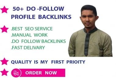 I will do social media profile, profiles SEO backlinks