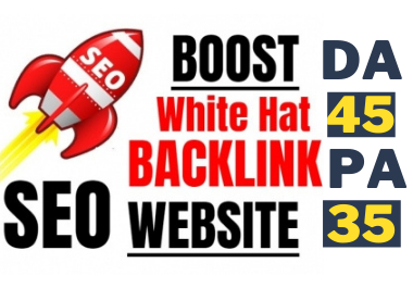 Manual High Authority White Hat Backlink for off-page SEO Service boost your sites first page