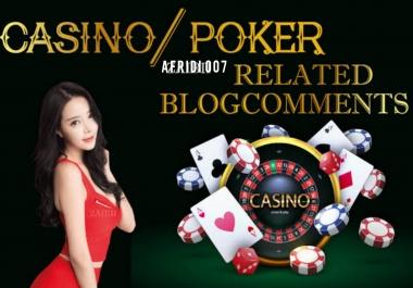 I Will Do 1000 PLUS Casino/Poker Updated 2021 Backlinks High Quality