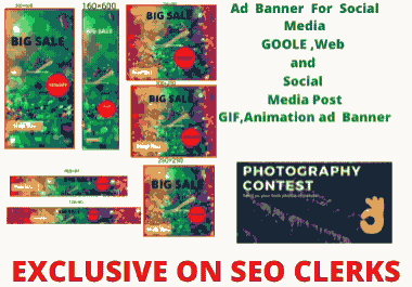 l will design GIF, Animation, Ad Banner For Any Social Media Platform