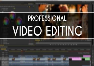 Professional Video Editing Within 5 Hours