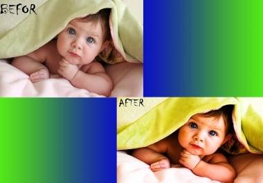 I will colorful pictures edit for you