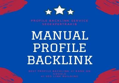 I will do high da and pa manual profile backlink boost your off page seo