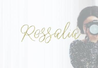 I will design a hand drawn signature or script logo