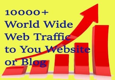 10000 plus World Wide Web Traffic for your website