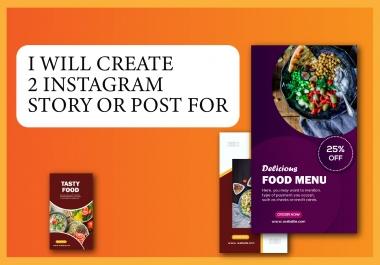 I Will create Facebook or Instagram story or post for you