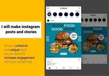 I will do 10 creative Instagram post or social media design