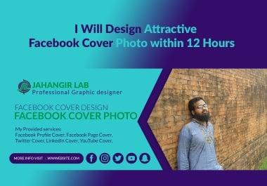 I Will Design Attractive Facebook Cover Photo