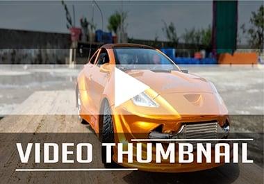 I will do an eye-catching thumbnail for your any video