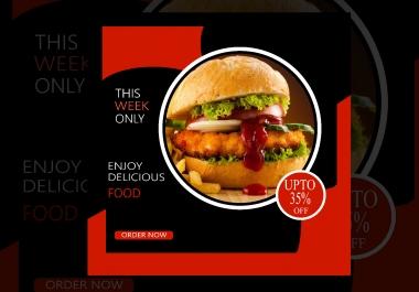 I will design unique social media post