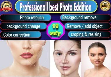 I will do 5 Photo retouching and Professionally&nbsp photo edit within 12 hours