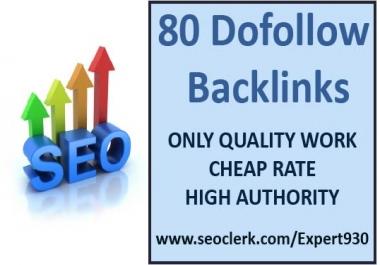 I will submit 80 high quality dofollow backlinks blog comments