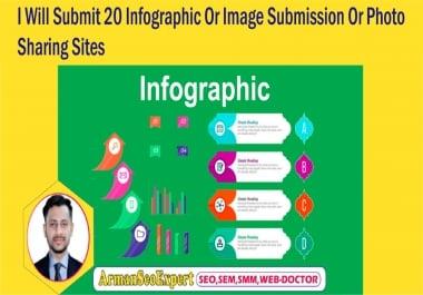 I Will Submit 20 Infographic Or Image Submission Or Photo Sharing Sites