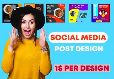 I will make an awesome instagram post,  facebook post