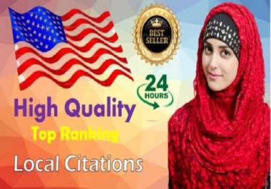 I will do 200 USA local citations
