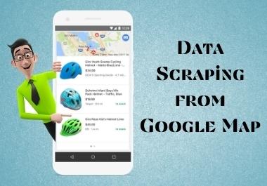I will do Data Scraping,  lead generation or create contact list from Google Map