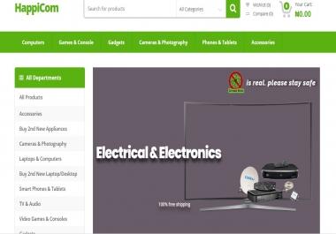 Simple Dynamic and Responsive Website