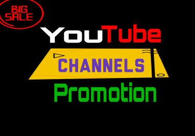 Channel Promotion & Marketing Fast Delivery