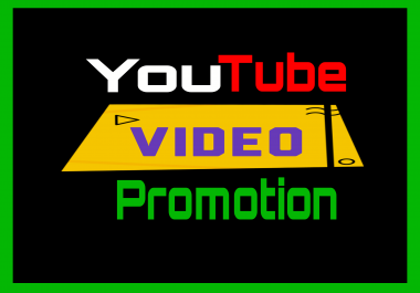 YouTube Video Promotion Social Media Marketing Fast Delivery